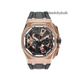 Luxury Watches Audema Pigu Automatic Mechanical Wristwatches Royal Oak Sea Tourbillon Time Code Metre Limited Edition 50 pieces 26 5TJ4