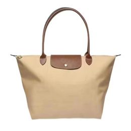 Longchammp Tote Bag Designer Laptop School Beach Travel Nylon Handbag Shoulder Crossbody Handbags Casual Tote Real Leather Canvas Bag Gift