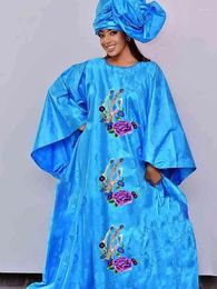 Ethnic Clothing Traditional Dress Robe Bazin African Dresses Evening Ladies For Special Occasions Wedding Women