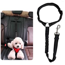 Dog Collars Car Help Rope Traction Belt Circular Ring Elastic And Retractable Reflective Strip