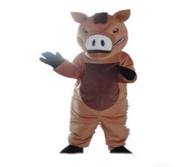 2019 Good vision and good Ventilation a brown boar mascot costume with big nose for adult to wear8614681