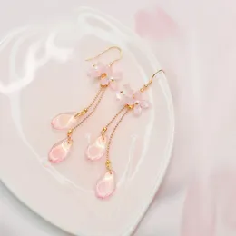 Dangle Earrings 1 Pair Ancient Style Hanfu Decor Accessories Daily Ear Hook Jewellery Women Girl Christmas Gift Jewellery