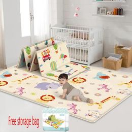 Carpets Carpets 180x100cm Large Playmate Baby Floor Crawling Play Mats Foldable Mat Thickened Kids Nontoxic Tasteless Foam