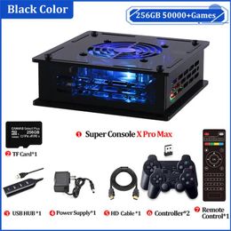 host Retro WiFi Super Console X Pro Max Video game console 4K HD Output S905X CPU Dual System 50000+Games 50+ Emulator For PS1/PSP/DC