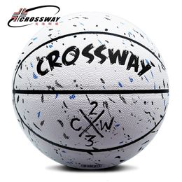 s Brand CROSSWAY L702 Basketball Ball PU Materia Official Size7 Basketball Free With Net Bag Needle 231220