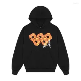 Men's Hoodies High Street Hip Hop Daisy Mens Print Winter Women Y2k Goth Harajuku Fashion Couple Casual Loose Sweatshirts