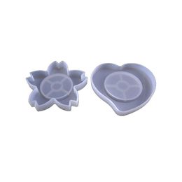 Moulds Large Cherry Blossom And Peach Sile Mould Flexible Translucence Uv Resin Diy Flower Coaster Jewellery Craft Mods Drop Del Dhgarden Dhhgz