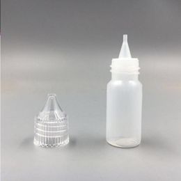 Nice Crystal Cap 10ml PE Pen Bottles with Wide Mouth Tip 2500Pcs/Lot Bottle E-juice 10 ml Free Shipping Aguxi