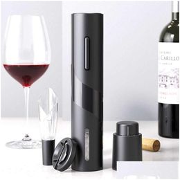 Openers New Electric Wine Opener Rechargeable Matic Corkscrew Creative Bottle With Usb Charging Suit For Home Use Drop Delivery Home G Dhome