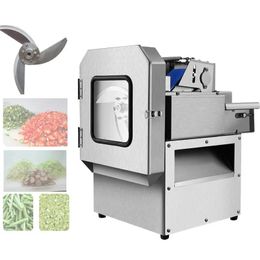 Appliances Automatic Vegetable Cutting Machine Commercial Potato Radish Slicer Shredded Pepper Sliced Green Onion Leek Cutting Machine