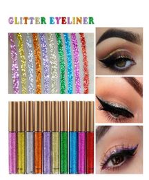 HANDAIYAN Glitter Liquid Eyeliner 10 Colours Metallic Shine Eye Shadow Eye Liner Makeup3374411
