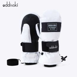 Odivski Ski Gloves for Adult Men and Women Touch Screen Warm Waterproof Wrist Protector Full Cover Finger Tight