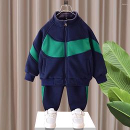 Clothing Sets Baby Boys Winter Tracksuit Casual Outfits Coat & Pants 2Pcs Kids Suit School Boy Clothes 2 3 4 6 8 9 10 Years