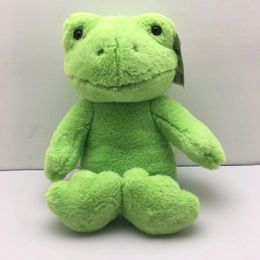 35/40cm Funny Cute Green Frog Plush Toy Soft Plushie Stuffed Frog Figure Carton Animal Doll For Children Christmas Gift 231221