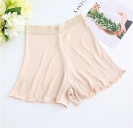 100 pure silk shorts under skirt short pants women shorts women boxer femme safety shorts shorty ladies pants underwear LJ2012258111286