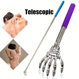 Creative Retractable Back Itching Device, Stainless Steel Claw Massager, Massage Tool For Relaxing The Back