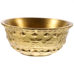 Bowls Treasure Bowl Cornucopia Decoration Decorative Party Gift Vintage For Home Offering Desktop Ornament Treasures Brass Office The