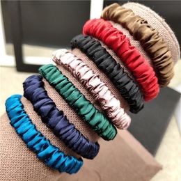100% Pure Silk Hair Scrunchie Women Small Hair Bands Cute Scrunchie Pure Silk Sold by one pack of 3pcs 201021225s