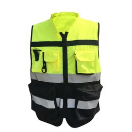 Apparel Reflective safety clothes Motorcycle Bicycle Racing High Visibility Reflective Warning Cloth Jacket Vest