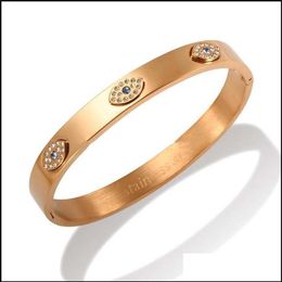 Designer Silver Bracelets Ladies Rose Gold Lady Men Screwdriver Diamond Plated Inlay Diamond Screw Cuff Bangle Couple2457