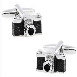 Unique Design Camera Cufflinks for mens copper cufflink wedding Cuff Link Fashion Jewelry Xmas Gift C053255T