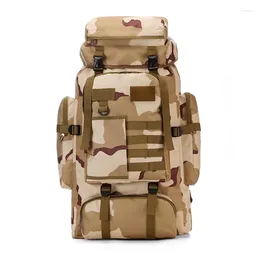 School Bags Travel Backpack Oxford Sport Mountaineering Bag Camouflage Large Capacity Lightweight Unisex Practical Outdoor Camping Adventure