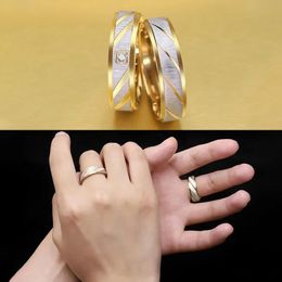 Jewellery Zirconia finger Ring For Couples Engagement Wedding Love Ring s Jewelery Men s Finger Ring Stainless Steel 231221