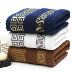 Towel Designer Cotton Bath Towel Adult Beach Towel Absorbing Towel Luxury Bathroom Towel Set Men's and Women's Basic Towel 70x140cm