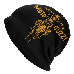 Berets Hat Motorcycle Washed Orange Outdoor Caps For Men Women Moto Guzzis Skullies Beanies Ski Cotton Bonnet Hats