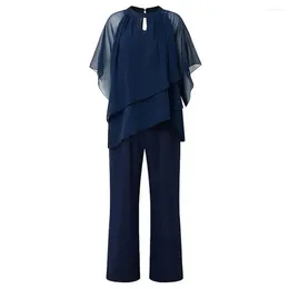 Women's Two Piece Pants Sets Top Leisure Sports Suit Summer Short Sleeve Loose Versatile Sweatsuit Blouses Clothes Workout Set Korean