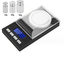 Portable Pocket Scale LCD Mini Jewellery Gold Scales Precision Digital Kitchen Scale Pocket Electronic Digital Scale 10g 20g 50g 100g/0.001g