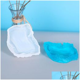 Moulds Diy Blue Ocean Resin Mould Agate Sea Wave Sile Epoxy Handmade Crafts Home Drop Delivery Jewellery Jewellery Tools Equipment Dhgarden Dhepk