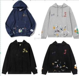 Men's Hoodies Sweatshirts Hoodie Designer Galleryes Depts Gary Painted Graffiti Used Letters Printed Loose Casual Fashion Men Women HoodyBPUO BPUO