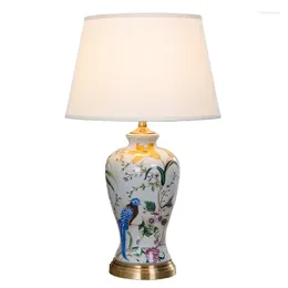 Table Lamps Wholesale Home Bedroom Living Room Decorative Traditional Antique Porcelain Luxury