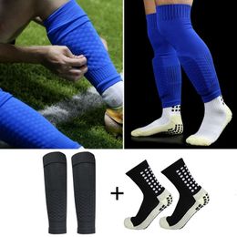 1 Set Honeycomb Style Leg Soccer Socks Protective High Quality Shin Guards Football 231220