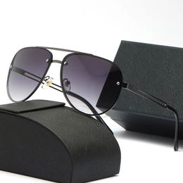 Top luxury Oval sunglasses for men designer summer shades Polarised eyeglasses black vintage oversized sun glasses of women male sunglass with box AAA208