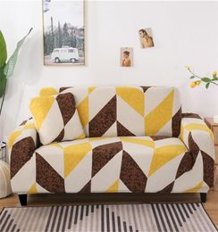 Geometric Pattern Elastic Sofa Cover Stretch Allinclusive Sofa Covers for Living Room Couch Cover Loveseat Sofa Slipcovers LJ20129572982