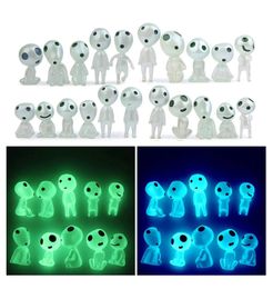 Decorations Garden Decorations 510Pcs Luminous Tree Elves Spirits Figures Fairy Micro Landscape Ornament Glowing in Dark Miniature Flower Pott