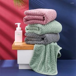 Towel 35x75cm Face Plain Household Bathroom Super Soft Coral Fleece Absorbent Hair Hand Wipe Quick Drying Washcloth Adult Home