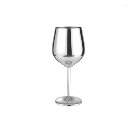 Wine Glasses 304 Stainless Steel Copper Plated Single-layer Goblet Cocktail Glass 500 Ml Champagne Coffee Mugs S Cups