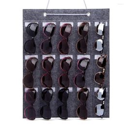 Storage Bags Display Stand Bag Long-lasting Glasses Mount Shop Accessories Gray