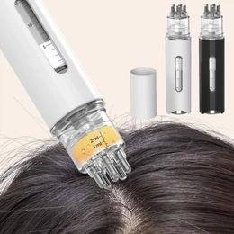 Portable Scalp Applicator Liquid Comb Mini Massage Essential Oil Guiding Massager Anti Hair Loss Care Tools 231220