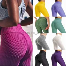 Yoga Outfit Butt Crack Booty Leggings Women Clothes Anti Cellulite Seamless Leggins Push Up High Waist Lift Sports Yoga Pants Fitness TightsL231221