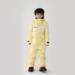 Winter 30 Childrens Ski Jumpsuit 2023 Skiing and Snowboarding Jacket Pants Boy s Girl s Snow Suits Warm Waterproof 231221