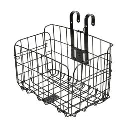 Bike Basket Foldable Metal Adjustable Bicycle Front Rear Wire Storage Hanging Cargo Rack 231220