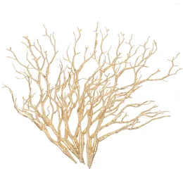 Decorative Flowers 6 Pcs Fall Decorations Home Simulated Twigs Artificial Faux Branches Vase Decorate Ornament Household