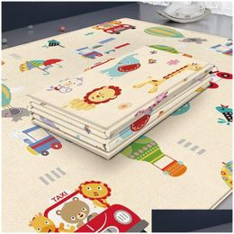 Cushion/Decorative Pillow Pillow Baby Ii Cling Pad Foldable Living Room Gaming Mat Thickened Children Climbing Drop Delivery Home Gard Dhhhr