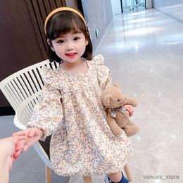 Girl's Dresses Dresses For Girls Floral Pattern Girls Dresses Spring Autumn Child Dress Toddler Costumes For Girls