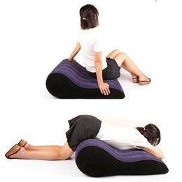 Pillow New Inflatable Sex Aid Wedge Pillow Love Position Cushion Aid Furniture Recliner Couple Loves Game Toys Lumbar Pillows 201226260O