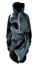 2019 Skull Men Hoodies Sweatshirts 3D Printed Funny Hip HOP Hoodies Novelty Streetwear Hooded Autumn Jackets Mens Tracksuits8883286